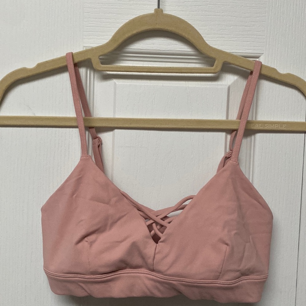 Alo Yoga Pink Sports Bra Size Small